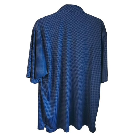 Fennec Highly Evolved Men's Diamond Pattern Polo Golf Performance Shirt Size XL - Picture 6 of 6